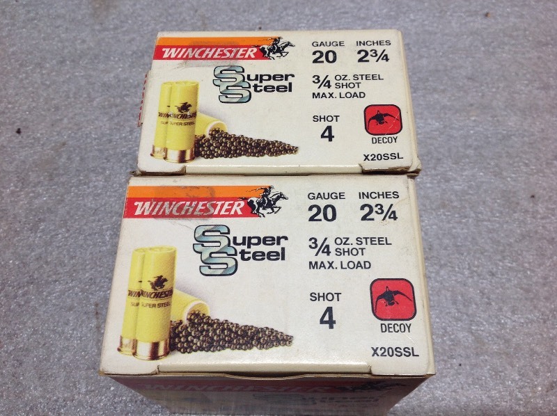 lot 40 image: 2 Boxes Winchester 20 Gauge Shotgun Shells