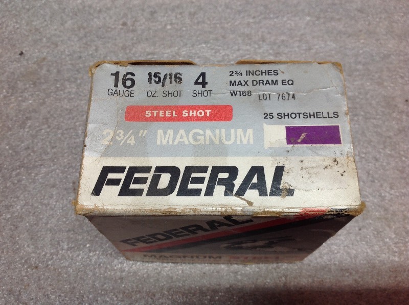 lot 43 image: Federal 16 Gauge Shotgun Shells