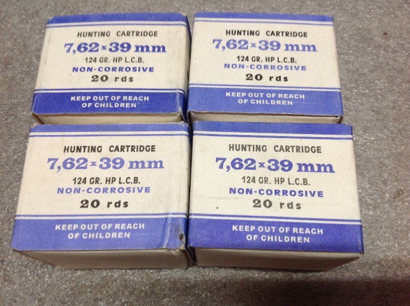 lot 46 image: 4 Boxes 762 x 39 Non-Corrosive Cartridges