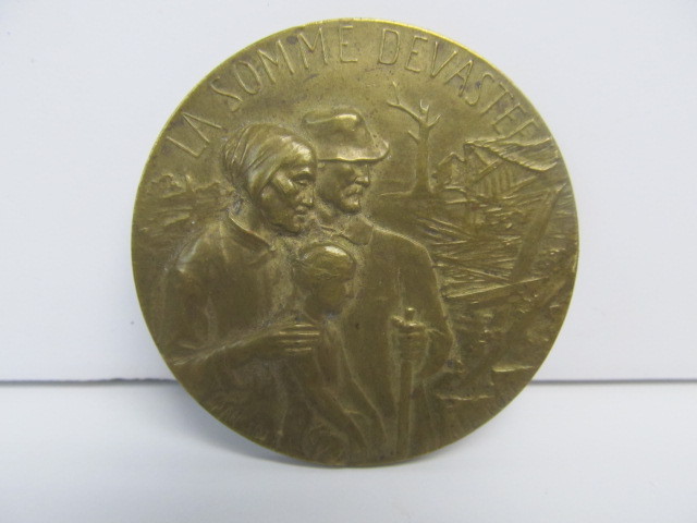lot 13 image: Original Antique World War 1 Signed Medal