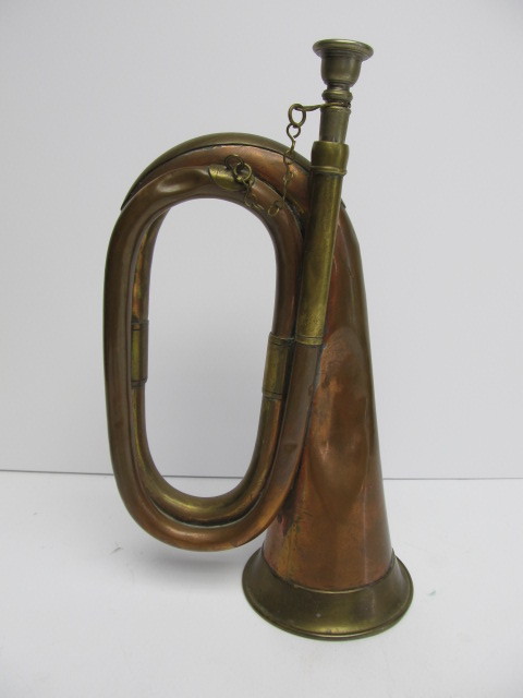 lot 166 image: Vintage Copper Bugle 