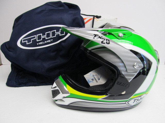 lot 171 image: BRAND NEW Dirt Bike Racing Helmet by Snell - Size Youth Large