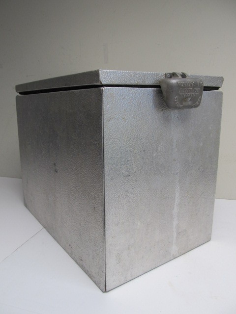 lot 172 image: Vintage Aluminum HERTERS Hudson Bay Wilderness Cooler