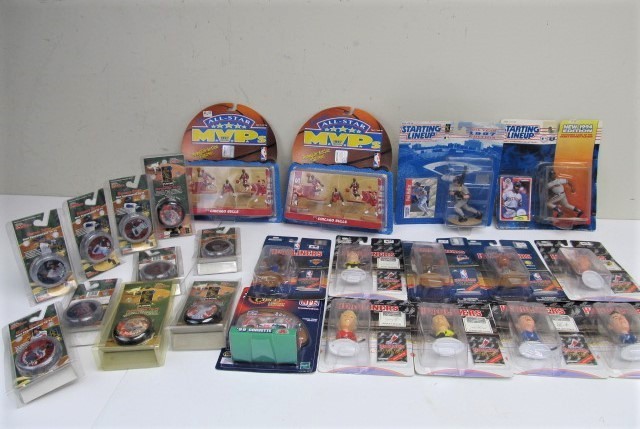 lot 173 image: Large Lot of Sports Action Figures Yo-Yos etc
