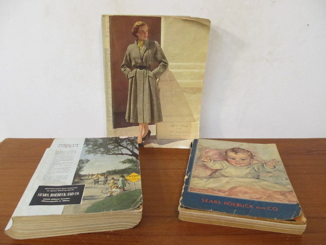 lot 223 image: 3 Large Vintage Department Store Catalogs