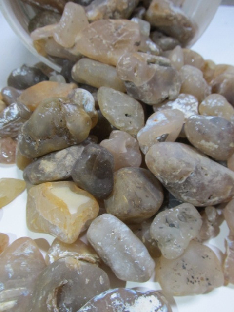 lot 185 image: 18lbs of Montana Moss Agates
