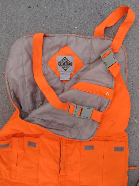 lot 273 image: Guide Gear 3XL Deer Hunting Blaze Orange Snow Pants