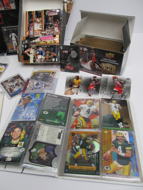 lot 195 image: Lot of Assorted Sports Cards Magazines etc