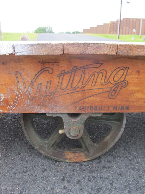lot 276 image: Excellent Vintage NUTTING Industrial Cart