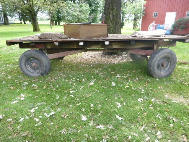 lot 10 image: McCormick Hay Wagon