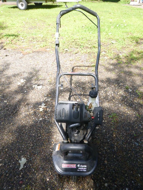 lot 25 image: Craftsman Mini-Tiller