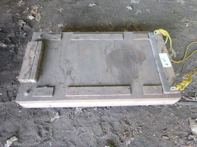 lot 35 image: Homemade 4 Wheel CartCreeper