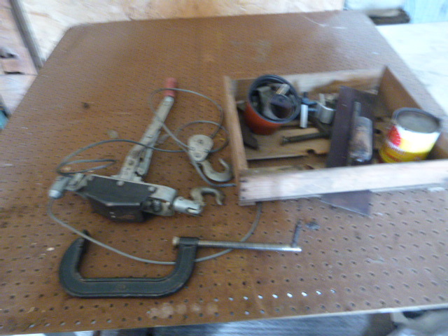 lot 73 image: Box of Clamps and Come-Alongs