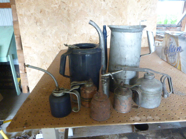 lot 91 image: Oil Cans and Funnels