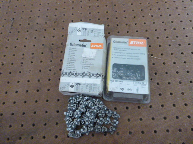 lot 118 image: 2 New Stihl Oilomatic Chainsaw Chains