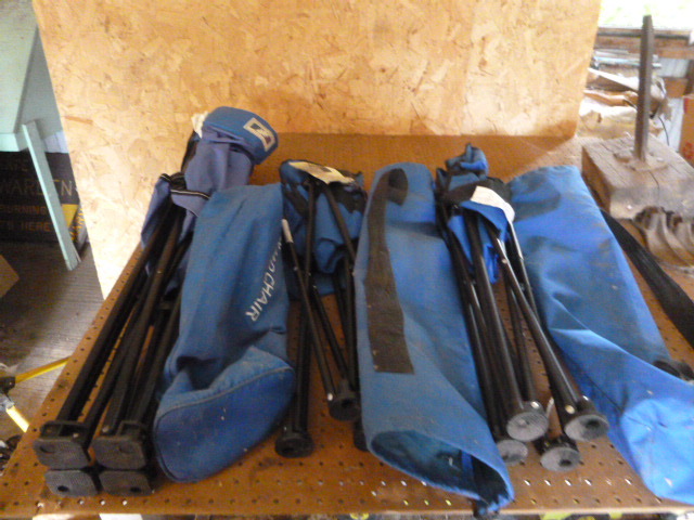 lot 134 image: 3 Folding Camping Chairs