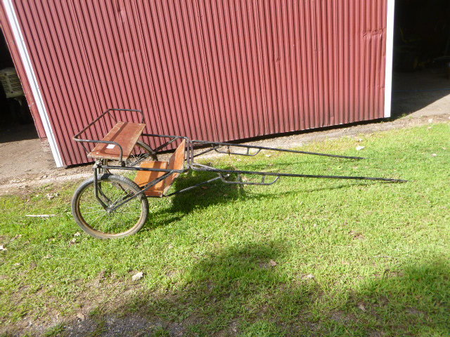 lot 150 image: Horse Drawn 2 Wheel DrivingTraining Cart