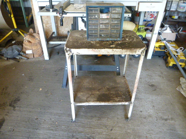 lot 165 image: Parts Bin with Stand