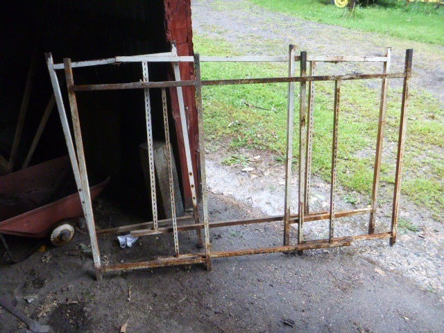 lot 181 image: 2 Free Standing Shelf Frames