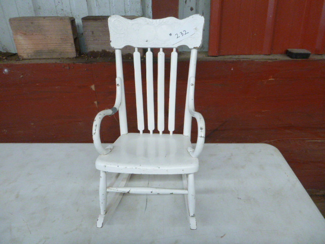 lot 232 image: Small Vintage Rocking Chair