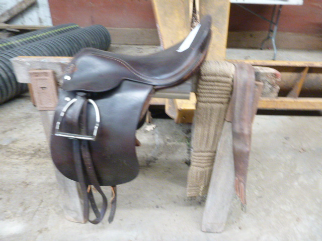lot 242 image: English Jumping Saddle
