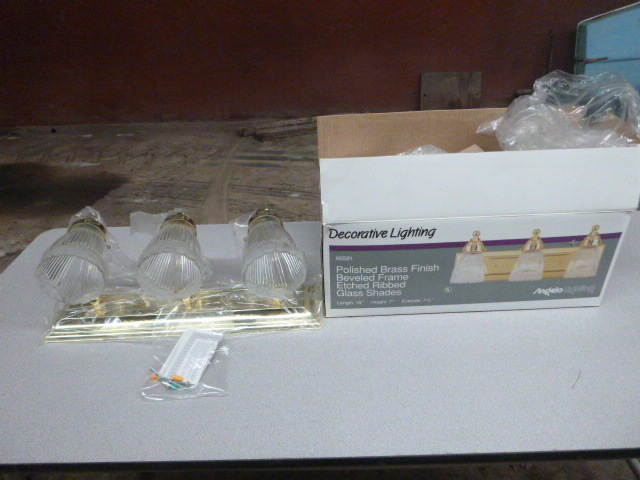 lot 266 image: New Decorative Lighting Wall Lights