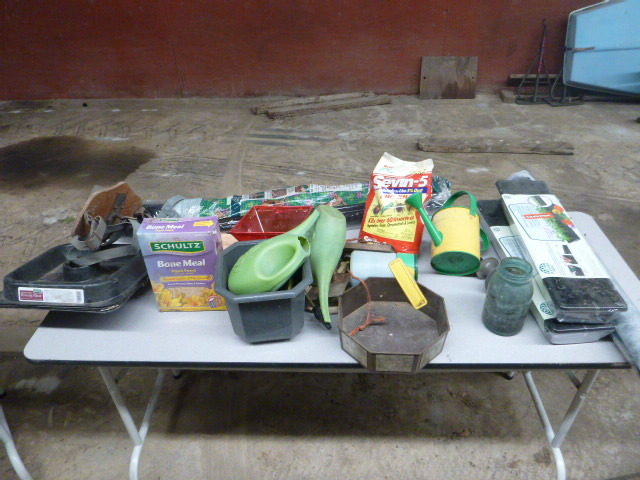 lot 267 image: Lot of Garden Supplies