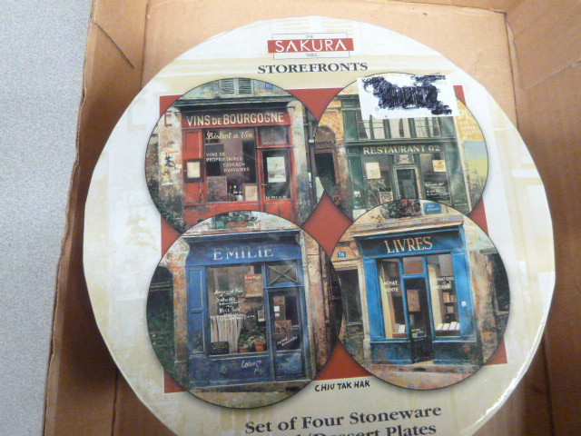 lot 297 image: Sakura Storefront Collector Plates