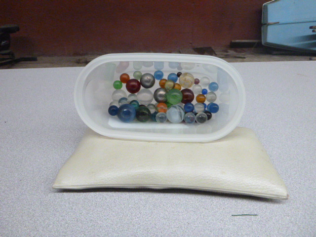 lot 323 image: Container of Marbles