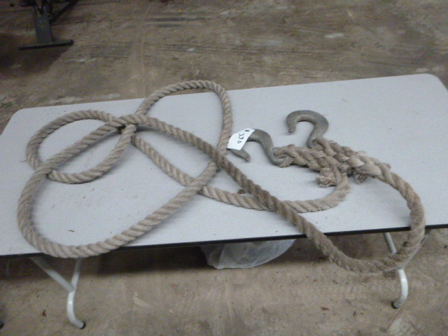 lot 330 image: Tow Rope with Hooks
