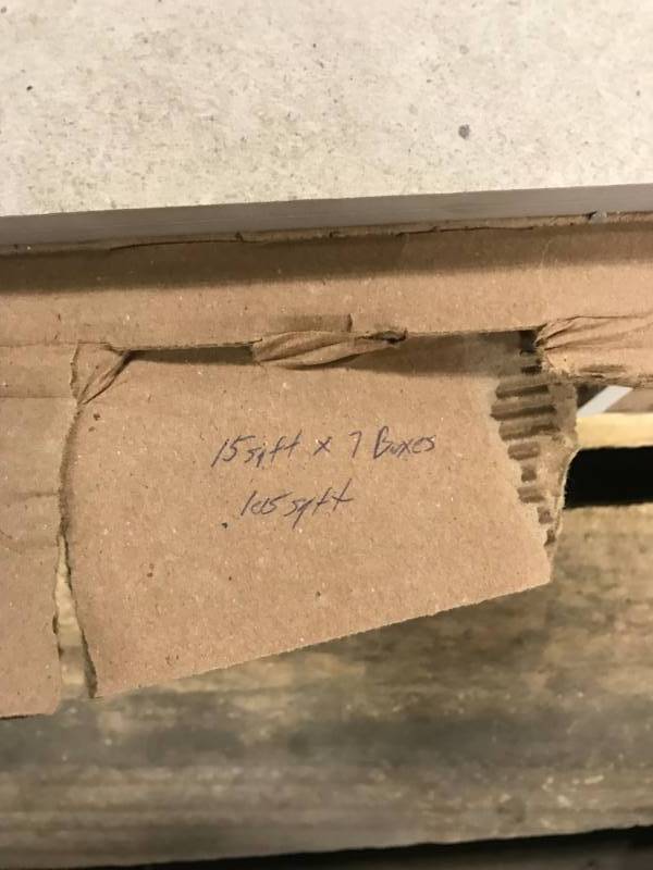 lot 3 image: 24 x 48 Gray Tile Appox 105sqft