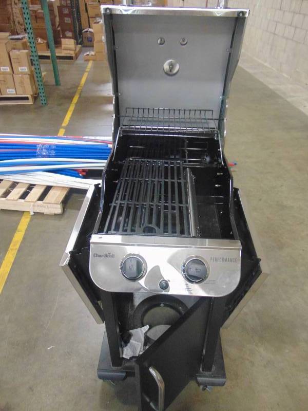 lot 518 image: Char-Broil Performance Black And Stainless Steel 2-Burner Liquid Propane Gas Grill 463625219
