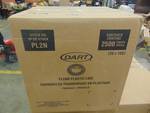 lot 675 image: Dart Solo PL200N Medium Clear Plastic Souffle  Cup Lid - 2500Case