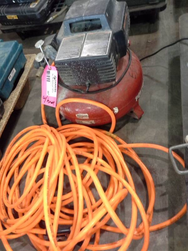 Porter-Cable 6-Gallon 135 PSI Air Compressor, Air Hose