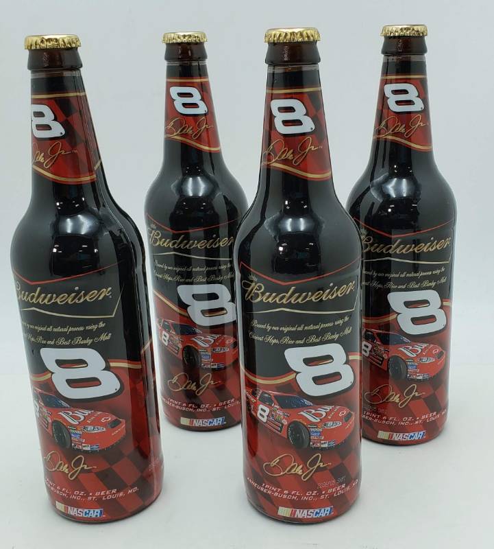 lot 35 image: Dale Earnhardt Jr. Collectible Beer Bottles