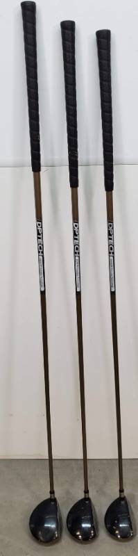 lot 48 image: Golf Clubs 3-5-7 Dunlop DP Tech Woods