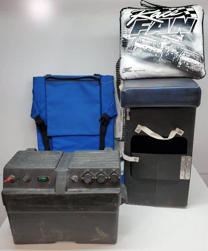lot 50 image: Fishing SeatBattery BoxChair CushionStadium Seat