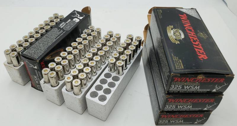 lot 54 image: .325 Winchester Supreme Short Mag Bullets