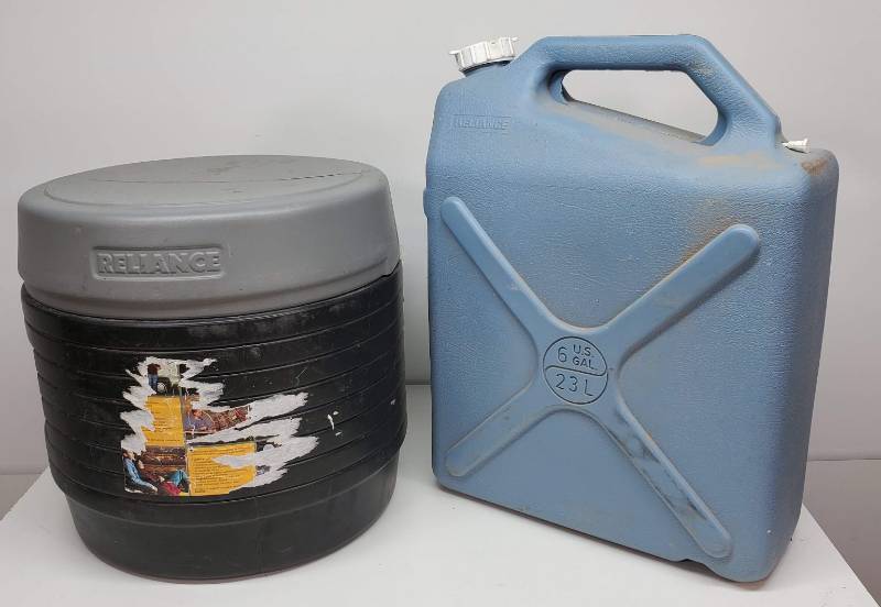 lot 90 image: Portable Toilet & Water container