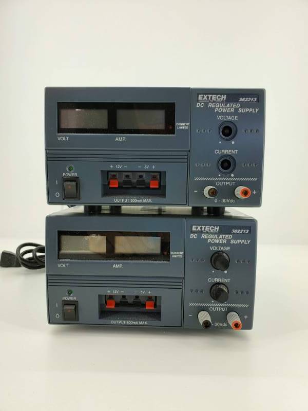 lot 10 image: Lot of 2 Regulated Power Supplies