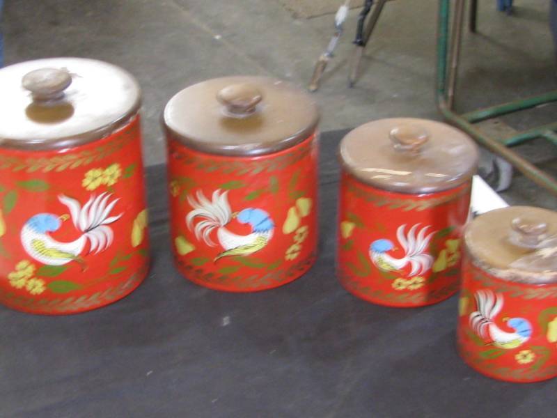 Mid Century Canister Set