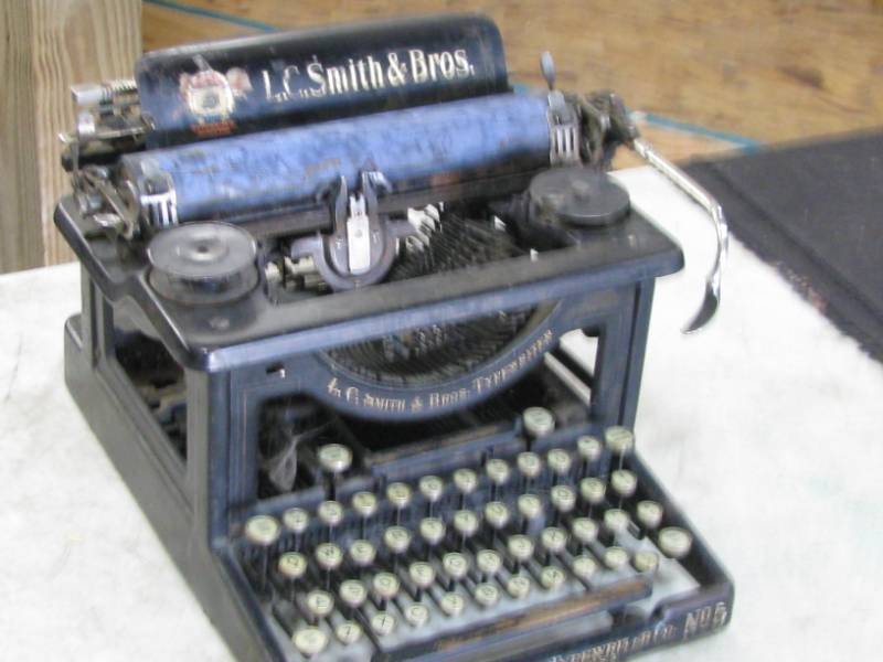 L. C. Smith Typewriter