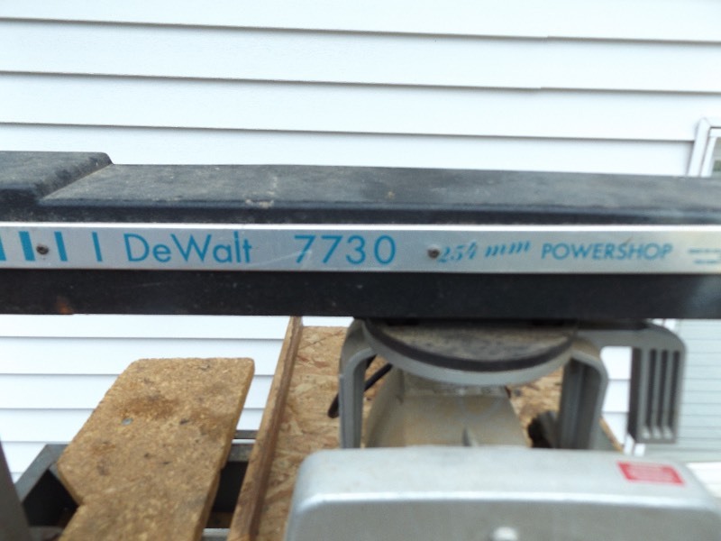 Dewalt 7730 radial online arm saw