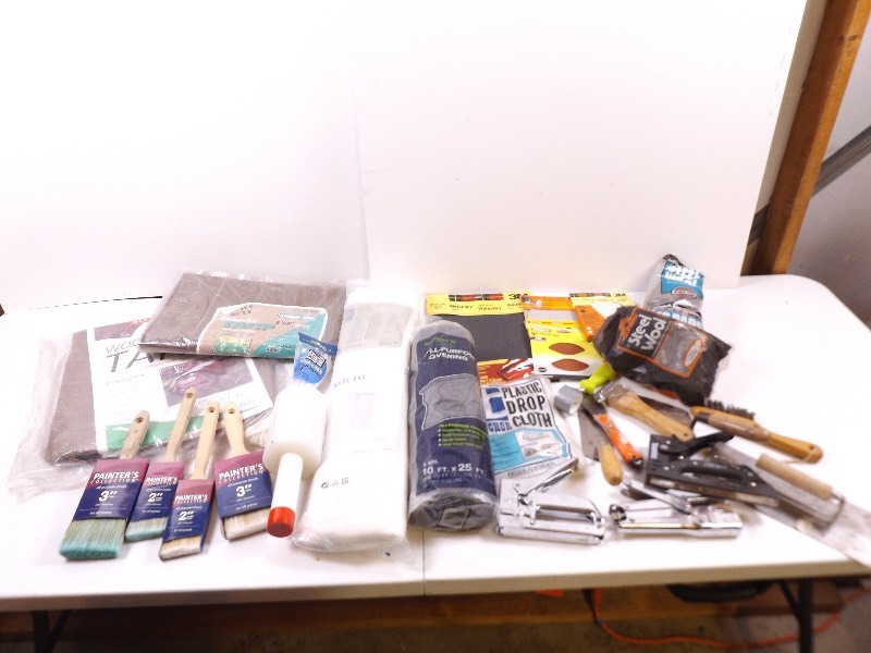lot 33 image: Lot of Painting, Plastering, etc. Supplies