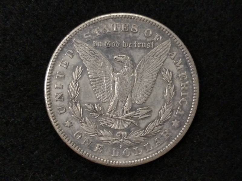lot 6 image: 1878 S Morgan Silver Dollar...