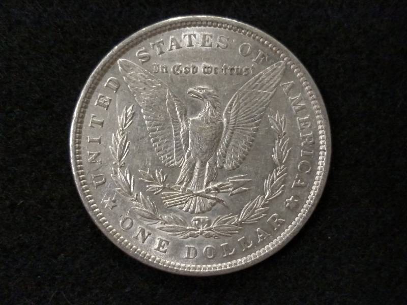 lot 8 image: 1880 High Grade Morgan Silver Dolla...