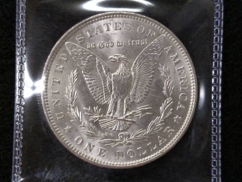 lot 24 image: 1889 MS  Morgan Silver Dollar...