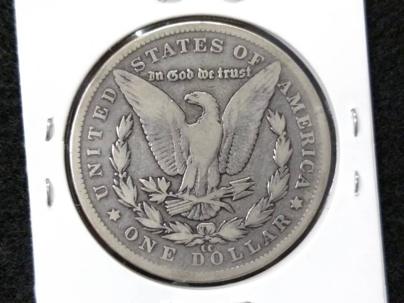 lot 27 image: 1890 CC Key Date Morgan Silver Doll...