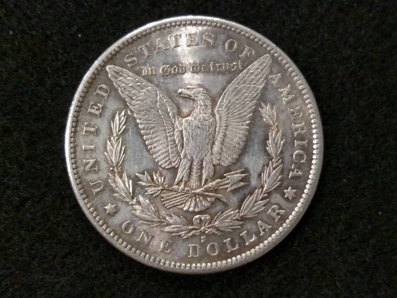 lot 30 image: 1891 S MS Morgan Silver Dollar...