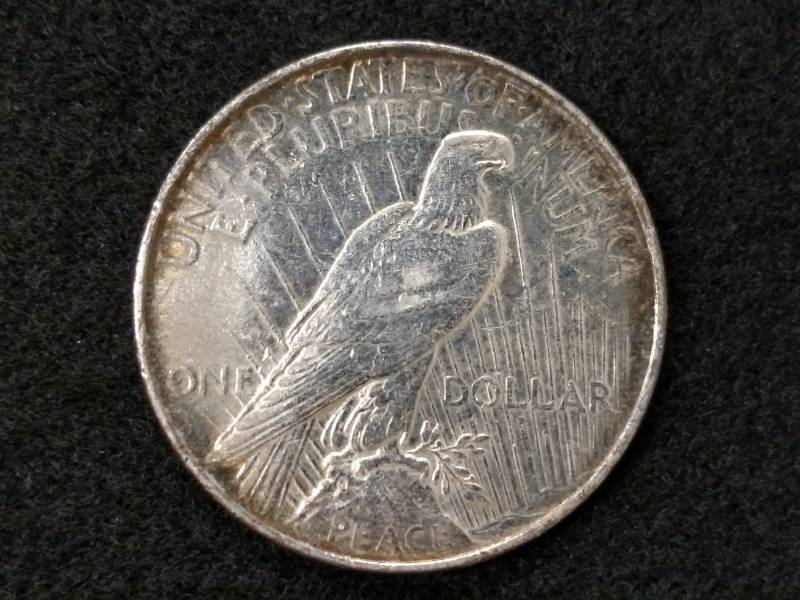 lot 54 image: 1922 Peace Silver Dollar, Some Toni...